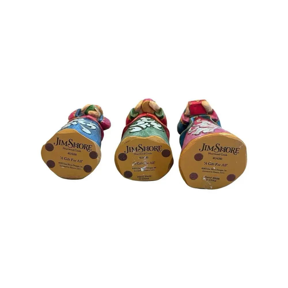 Jim Shore Heartwood Creek “A Gift For All” 4034380 6-Pc Mini Nativity Set 2013